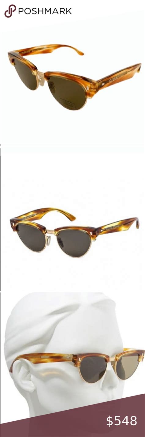 celine 51mm modified cat eye sunglasses|authentic Celine sunglasses.